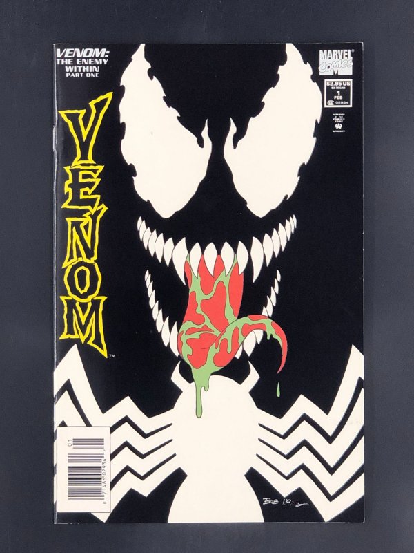 Venom: The Enemy Within #1 (1994) Glow-in-the-Dark Cover Art!