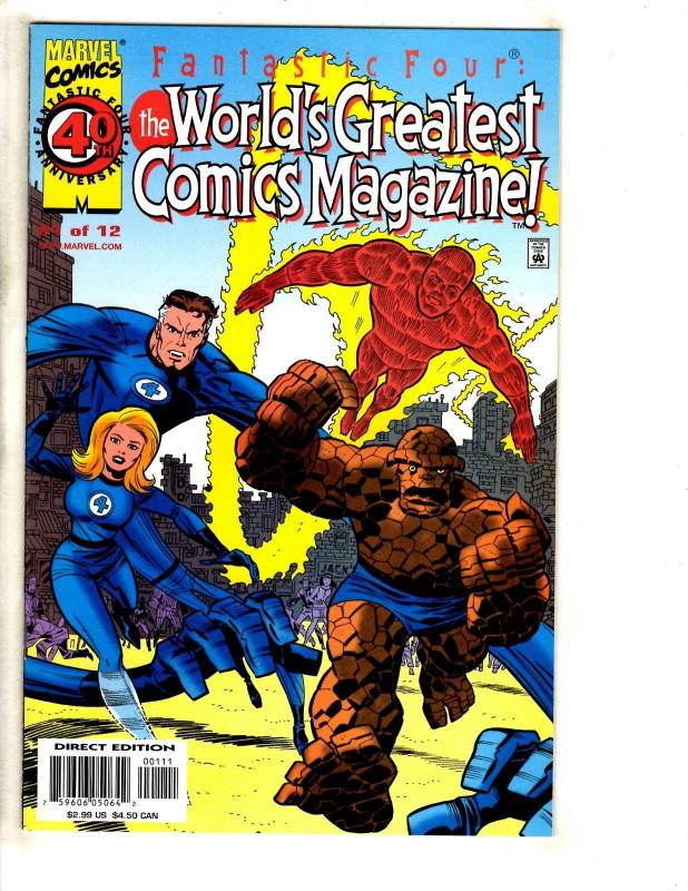 7 Marvel Comics Fantastic Four 337 347 349 1 489 + World's Greatest # 1 (2) TD10