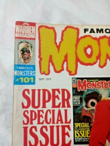 Warren Famous Monsters Of Filmland #101 Super Special Issue 1973 Captain Marvel
