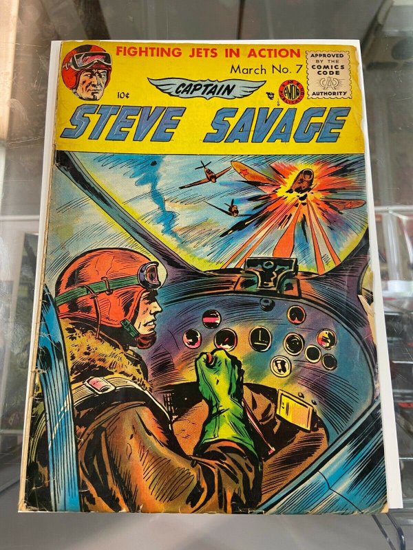 Captain Steve Savage 7 GD/VG 1st coded issue