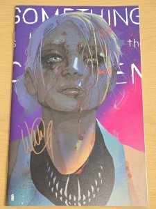 SOMETHING IS KILLING THE CHILDREN #33 WARD SIGNED BY DELLEDERA W/COA NM