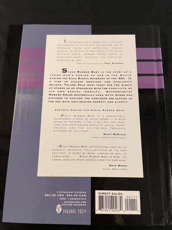 STUCK RUBBER BABY by Howard Cruse, Hardcover
