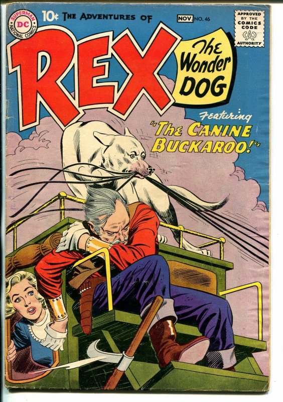 Adventures Of Rex The Wonder Dog #46 1959-DC-Gil Kane cover-VG+