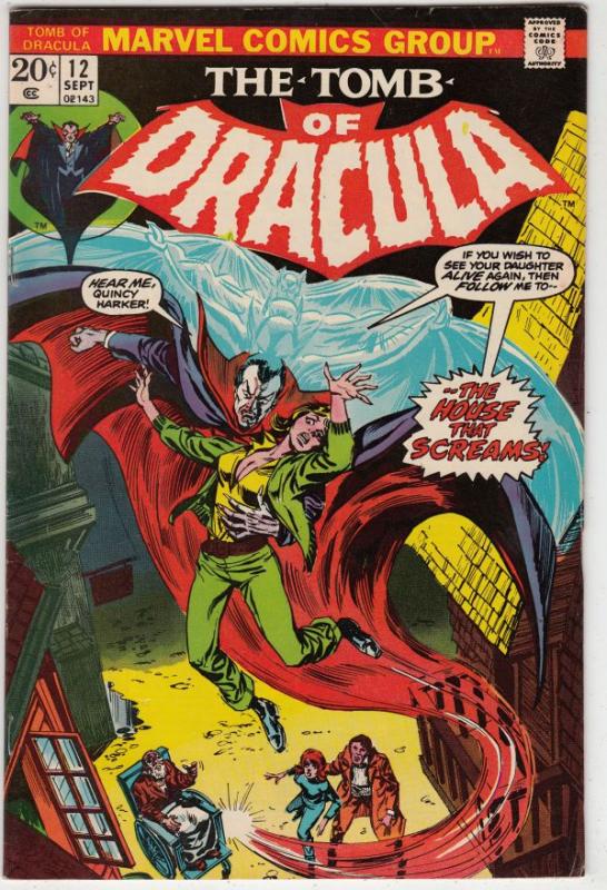 Tomb of Dracula #12 (Sep-73) NM- High-Grade Dracula