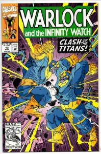 WARLOCK & THE INFINITY WATCH #10 NM-, Jim Starlin Thanos 1992, Marvel