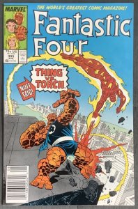 Fantastic Four #305 Newsstand Edition (1987, Marvel) Thing vs. Torch. VF