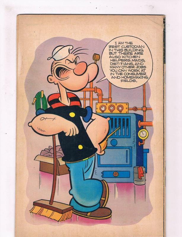 Popeye & Consumer & Homemaking Careers VG King Comic Book Wildman DE2