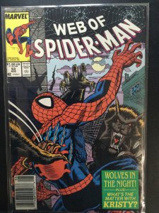 Web of Spider-Man #53 Newsstand Edition (1989)