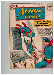 Action Comics #265 (1960) Staining on cover otherwise intact