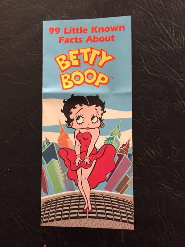 BETTY BOOP COLLECTORS STAMP SET WITH CERTIFICATE #31326