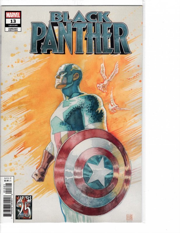 Black Panther (2018) 13 NM (9.4) Marvels 25th cover