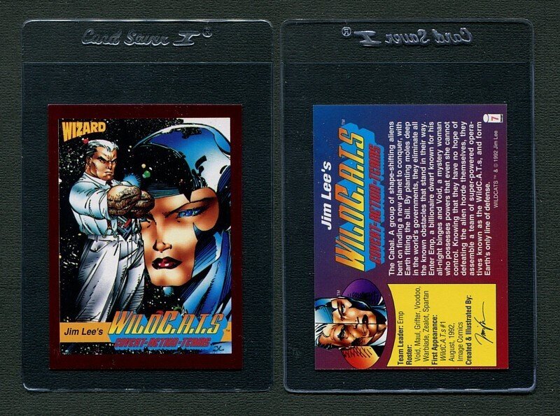 Wizard WildCats Promo Card #7  /  Jim Lee / NM  / 1992