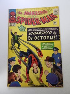 The Amazing Spider-Man #12 (1964) Fair condition pieces missing ad page