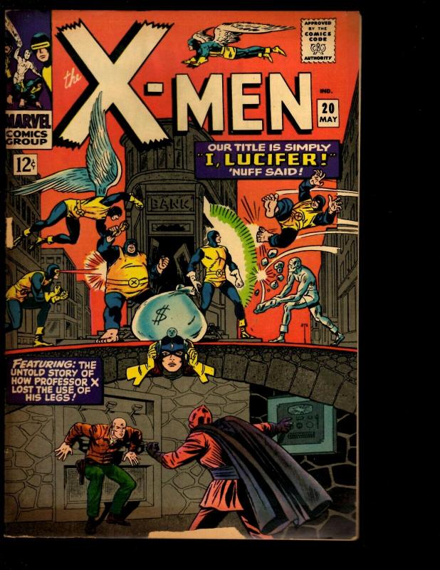 (Uncanny) X-Men # 20 VG/FN Marvel Comic Book Cyclops Beast Angel Iceman NE3