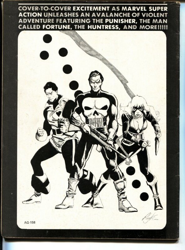 MARVEL SUPER ACTION #1 comic magazine Dominic Fortune-1st HUNTRESS/MOCKINGBIRD