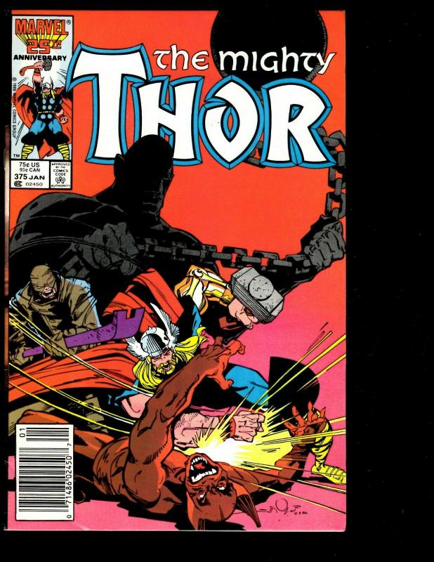 10 Thor Marvel Comics # 380 379 378 377 376 375 374 373 372 371 Spider-Man DS3