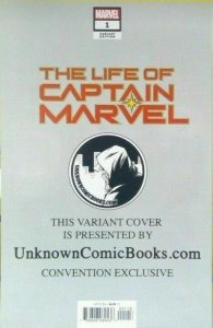 LIFE OF CAPTAIN MARVEL #1 UNKNOWN COMICS HUGHES VARIANT MARVEL COMICS 2018 EB240