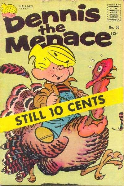 Dennis the Menace (1953 series) #56, VG- (Stock photo)