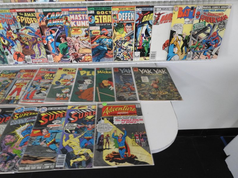 Huge 150+ Silver/Bronze Comics Low Grade Lot!! W/ Batman, Spider-Man, Thor+ MORE