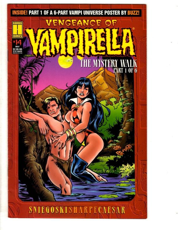 Lot Of 9 Vampirella Harris Comic Books 14 1 (3) 2 4 5 0 3 Vengeance Vampire CR28