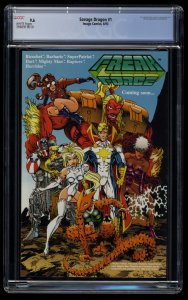 Savage Dragon (1993) #1 CGC NM+ 9.6 White Pages