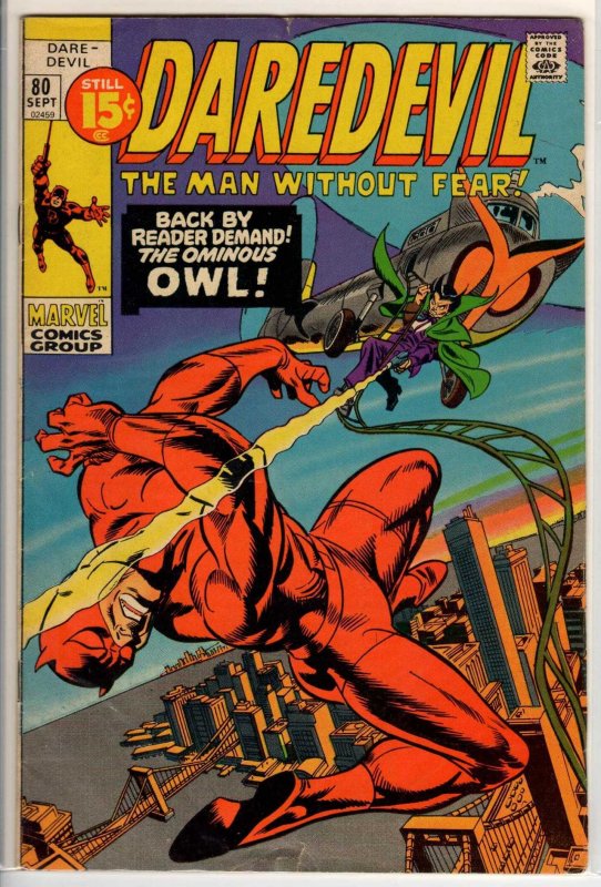 Daredevil #80 (1971) 2.0 GD
