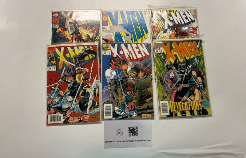 6 X-Men Marvel Comics Books #31 32 33 36 39 42 40 JW16