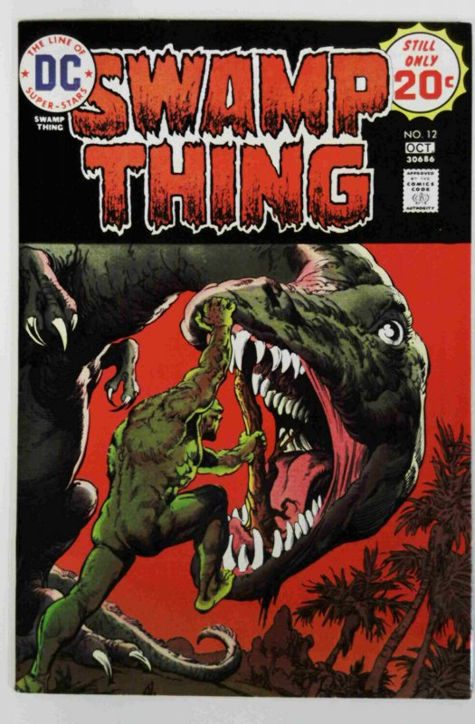  Swamp Thing #12  DC Comics  VF+   1974 Sharp Old  Comics book