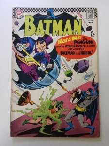 Batman #190 (1967) GD condition centerfold detached both staples