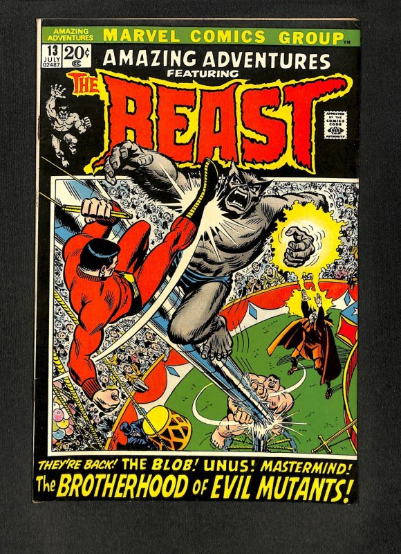 Amazing Adventures #13 Beast! Brotherhood of Evil Mutants!