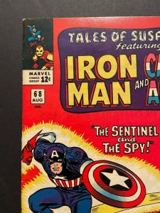 Tales of Suspense 68 FN/VF (August 1965)