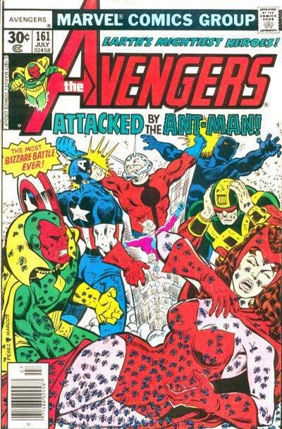 Avengers #161 (7.5) 1977 ATTACKED BY THE ANT-MAN! stock photo Bronze Marvel