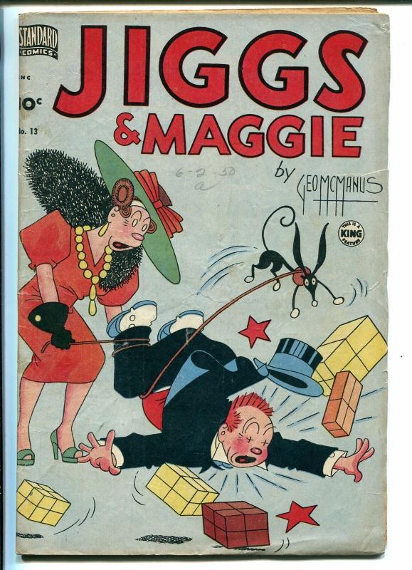 JIGGS AND MAGGIE #13 1951-STANDARD-GEORGE MCMANUS ART-vg minus 