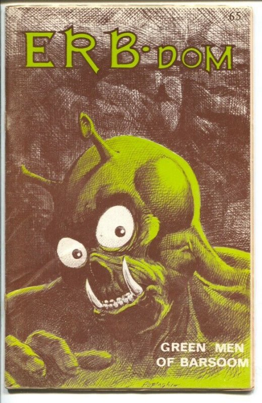 ERB-dom #65 1972-early Burroughs & Tarzan fanzine-buy/sell ads-H Alder Haggae...