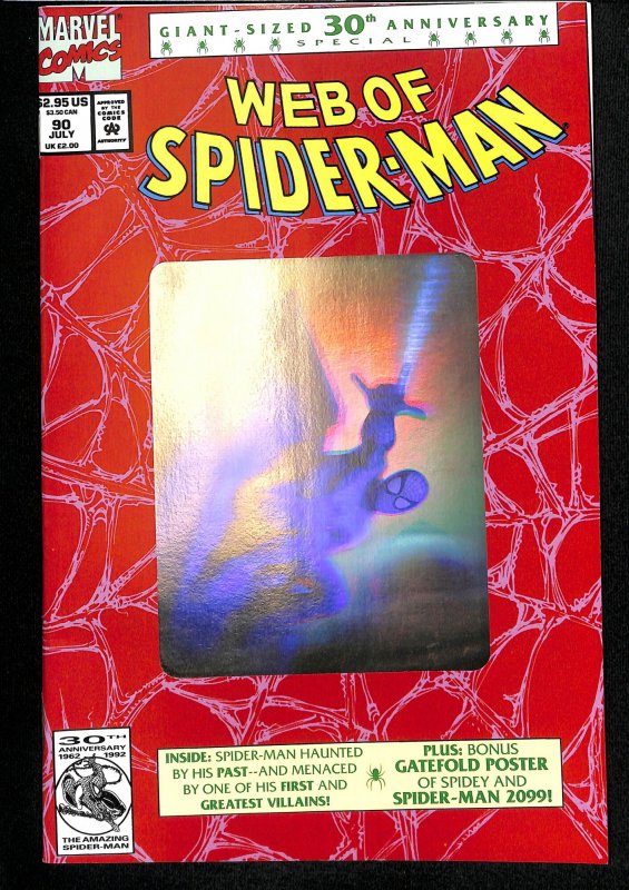 Web of Spider-Man #90 Hologram Cover!