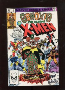 OBNOXIO VS THE X-MEN #1 (7.5) SIGNED BY LARRY HAMA