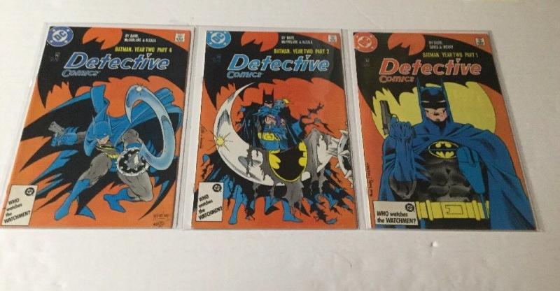 Detective Comics 575 576 578 Very Fine Vf 8.0 Batman Year Two 2