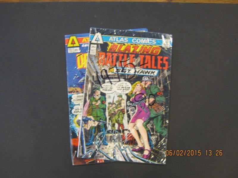 MIXED LOT SGT. STRYKER'S Death Squad #2 & BLAZING BATTLE TALES #1 VG/F (SIC245)