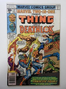 Marvel Two-in-One #27 (1977) VG+ Condition