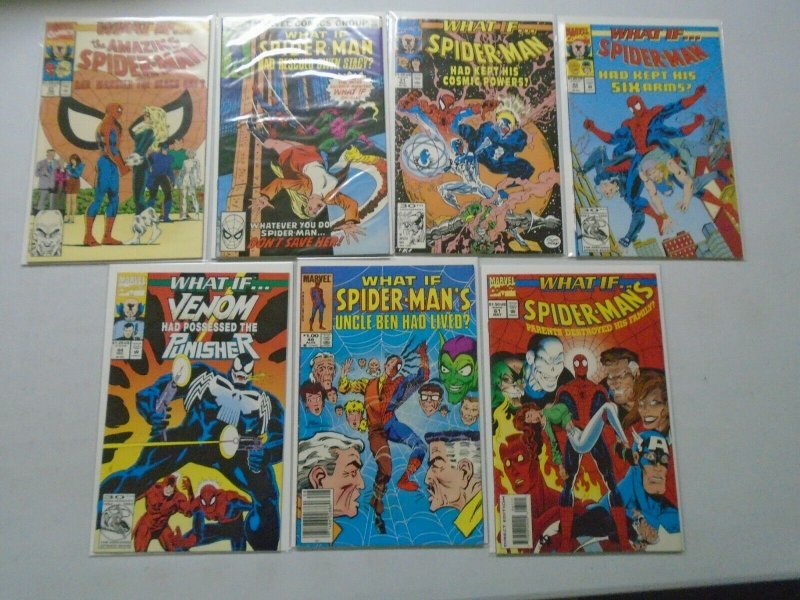 What If? lot 15 different Spider-Man issues avg 8.0 VF