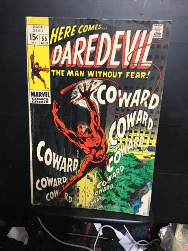 Daredevil #55 do you D versus Mr. fear! Midgrade key! FN Wow