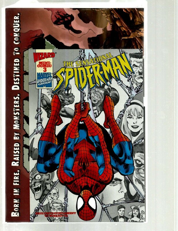 10 Comics Scarlet Spider 1 1 Web Of 124 Sensationanal 3 Hero 1 Four 382 +MOR TJ4