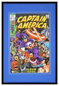 Captain America #112 Marvel Framed 12x18 Official Repro Cover Display 