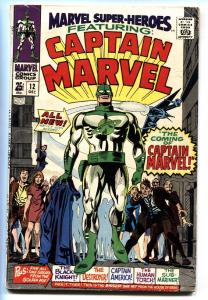 Marvel Super-Heroes #12-first Captain Marvel-comic book-1st issue-1967