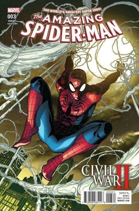Civil War II Amazing Spider-man #3 Cover B Variant | NM | Marvel Comics 2019