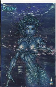Fathom #9 Midwest Emerald Foil Signed Cover (1999) Fathom