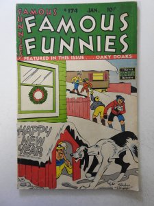 Famous Funnies #174 (1949) W/ Buck Rogers! Solid VG Condition!