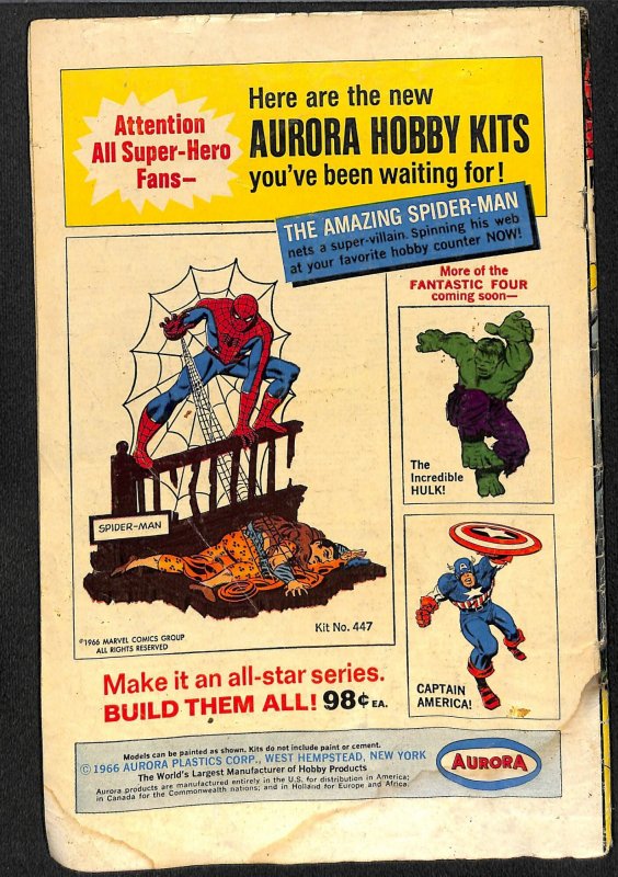 Amazing Spider-Man #45 GD/VG 3.0 Lizard!