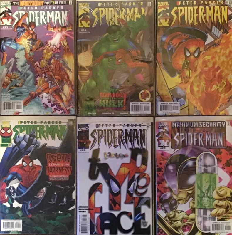 PETER PARKER SPIDER-MAN #11,14,21,23,24,80 NM 6 BOOK LOT SATIFACTION GUARANTEED 