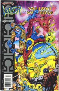 Visitor vs. The Valiant Universe, The #2 (Newsstand) FN ; Valiant | Bryan Hitch